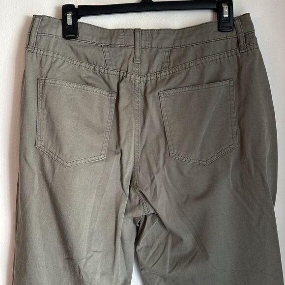 Pistola Women’s high rise barrel army green Khaki Cargo Pants size 27 EUC! - Picture 8 of 11